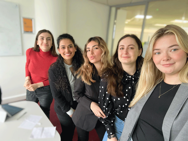 First presentation on campus for Ana-Maria